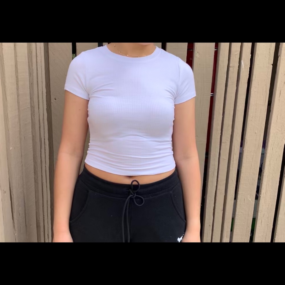 Fashion Nova Jaclyn crop top - White